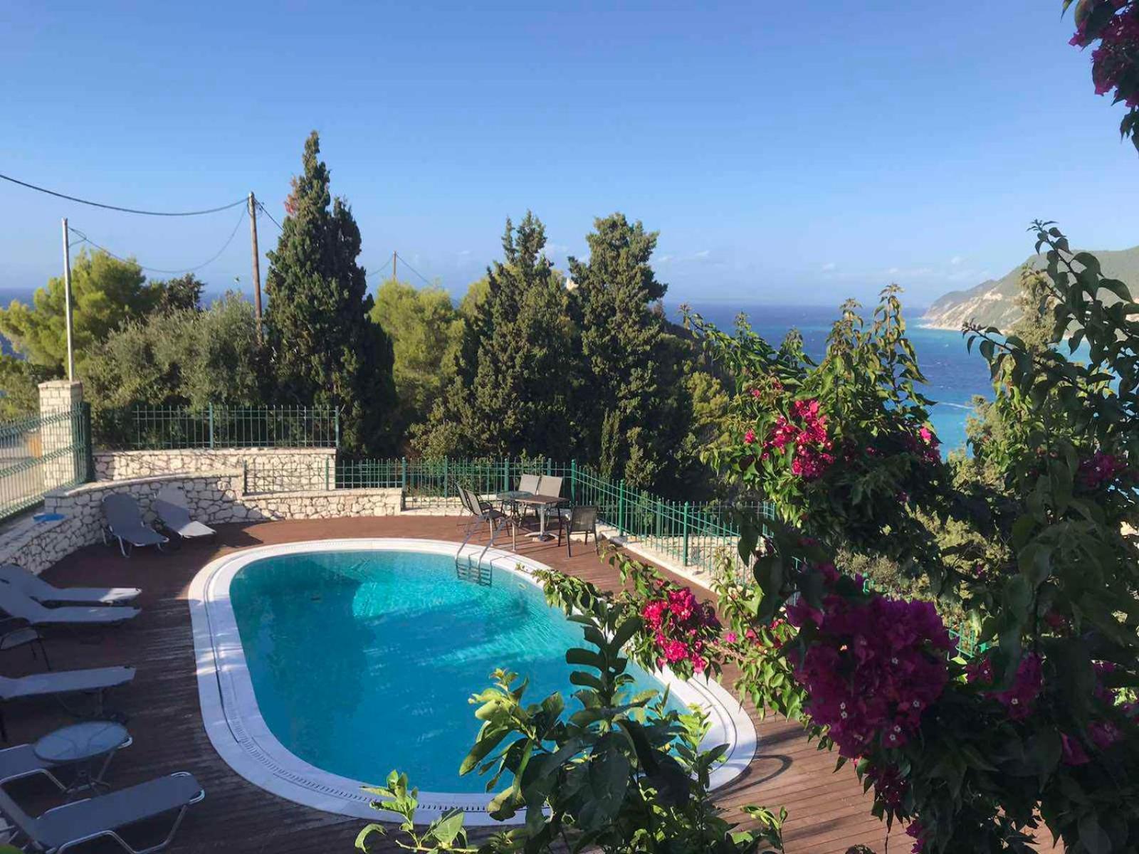 Villa Milia Ayios Nikitas Bagian luar foto